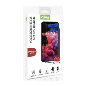 Diva Premium Plus Glass Protector For iPhone 13 Pro Max - Black Diva Premium Plus Glass Protector For iPhone 13 Pro Max - Black