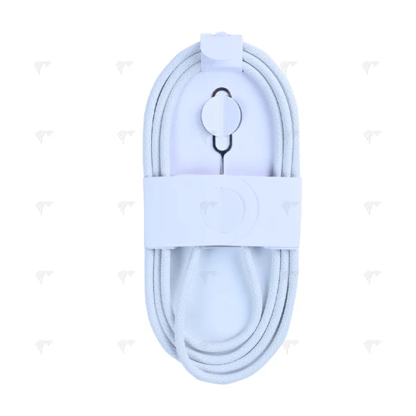 For Apple iPhone 15 USB-C to USB-C Cable 100cm 60W Woven White Bulk For Apple iPhone 15 USB-C to USB-C Cable 100cm 60W Woven White Bulk