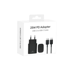 PD Adapter CH25W09 USB-C To USB-C 25W Black