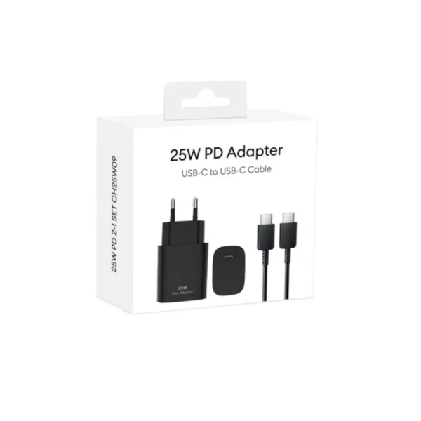 6734535.webp PD Adapter CH25W09 USB-C To USB-C 25W Black