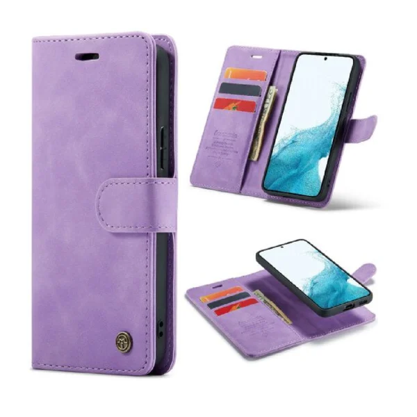 Casemania 2-in-1 Magnetic Case - Samsung S22 - Light Purple