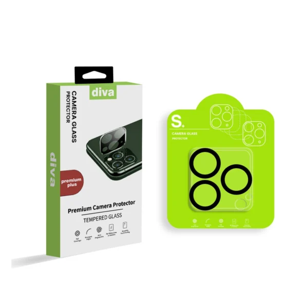 Diva Camera Protector for Samsung Galaxy S22 - Black Diva Camera Protector for Samsung Galaxy S22 - Black