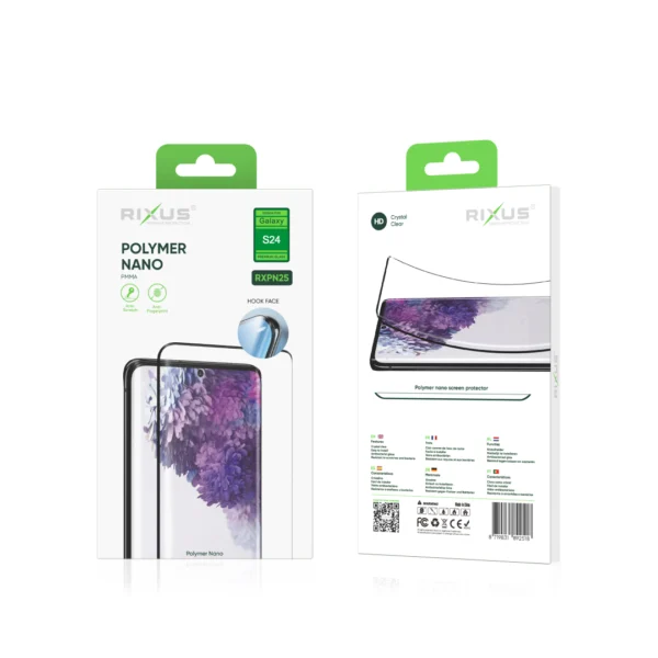 Rixus For Samsung Galaxy S24 S921B Polymer Nano Glass Rixus For Samsung Galaxy S23 Ultra Polymer Nano Glass