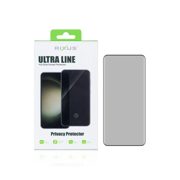 Rixus Privacy Ultra Line Tempered Glass For Samsung Galaxy S25