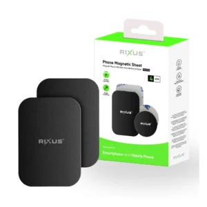 Rixus RXHM25 Phone Magnetic Sheet 4 Sets Black