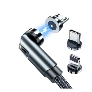 Rixus RXU48 Magnetic Cable 3 in 1 Black