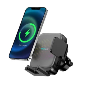 Rixus RXWC62 Wireless Mini Automatic Clamp Holder Black